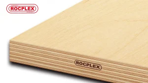 ROCPLEX 18mm birch plywood sheet with layered birch core