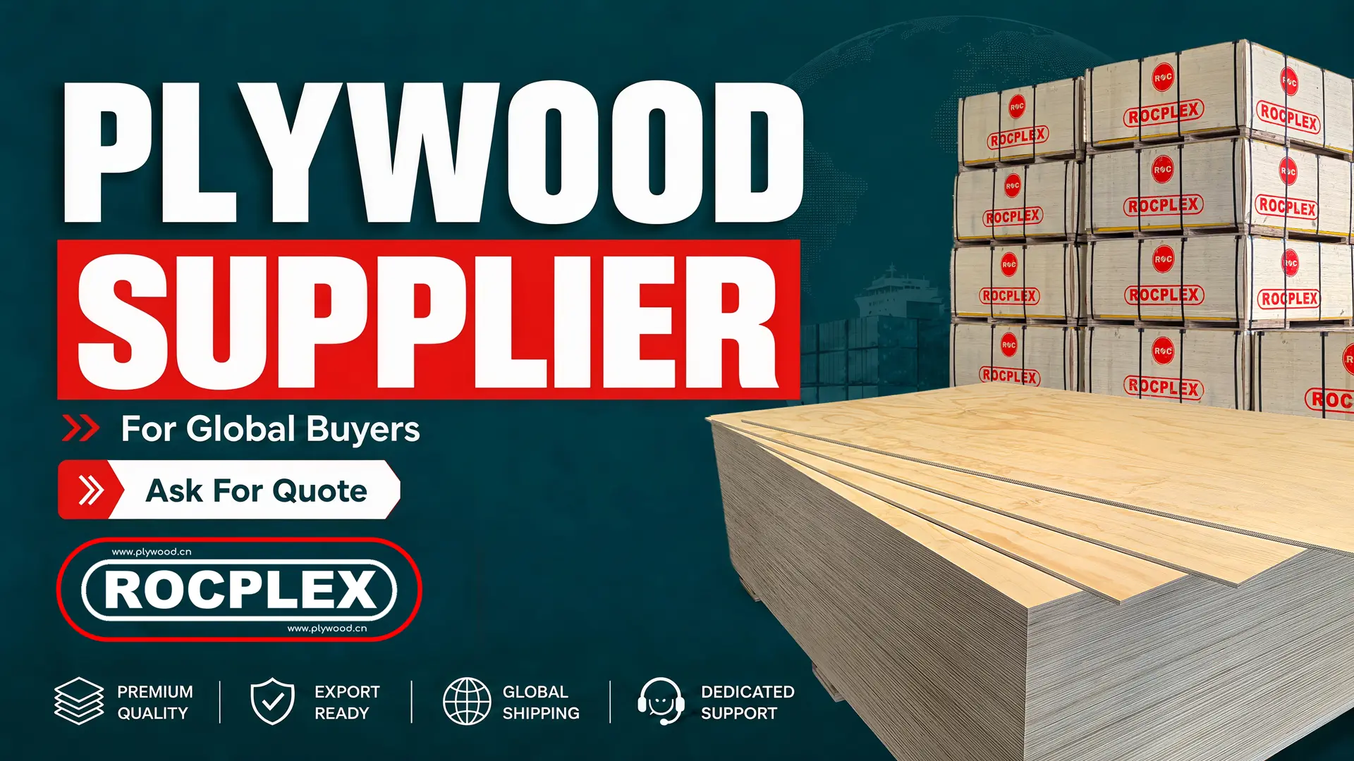 plywood supplier preparing panels for global wholesale buyers